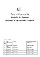 Technology and Transformation Committee Terms of Reference front page preview
              